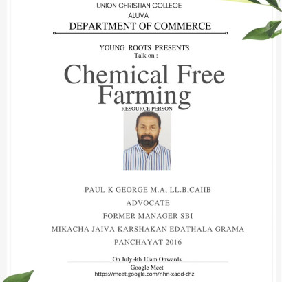 Webinar on “ Chemical free farming”