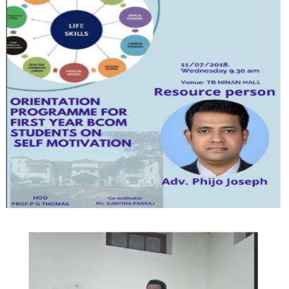 Orientation programme on Self Motivation
