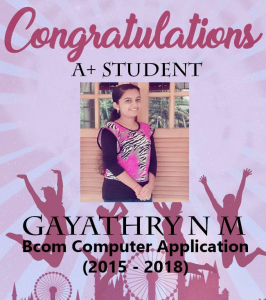 A+ student (2015-2018 Batch)