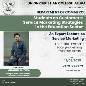 Expert Lecture on Servie Marketing