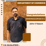 Congratulations to Krishnagopan K.G.