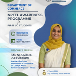NPTEL awareness programme for first UG students.