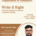 Write it Right: Practical training in Consumer Complaint drafting