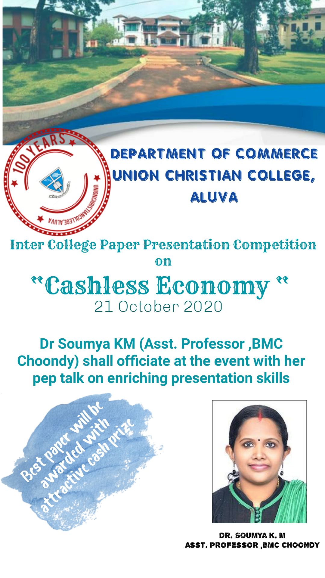 Inter College Paper Presentation Competition on “Cashless Economy “