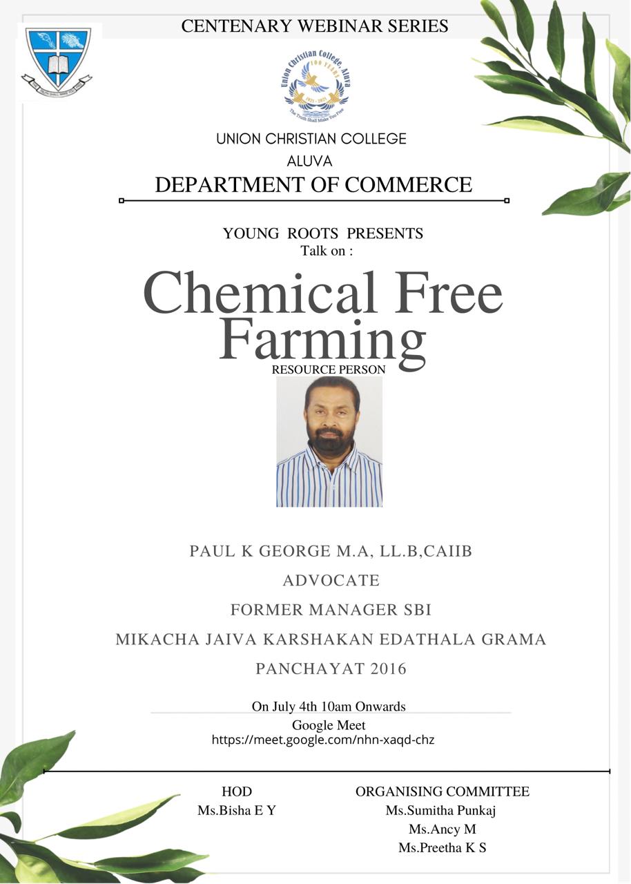 Webinar on “ Chemical free farming”